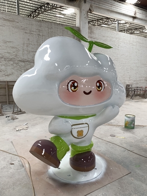 Villa Logo Cartoon FRP Resin Sculpture Concept Customization