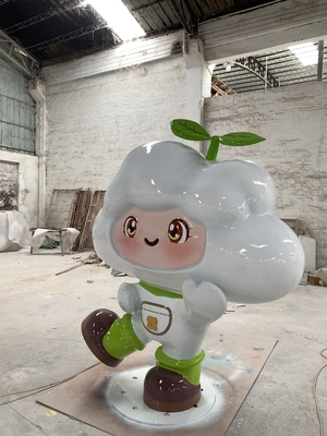 Villa Logo Cartoon FRP Resin Sculpture Concept Customization