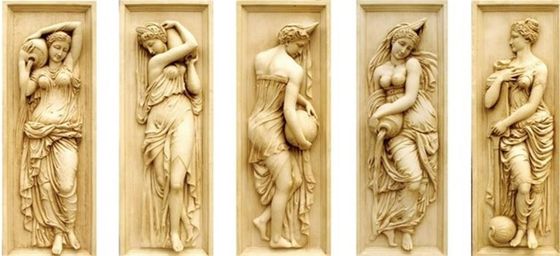 Bronze Famous Portrait Sculpture Stainless Steel Greek Statue Portrait