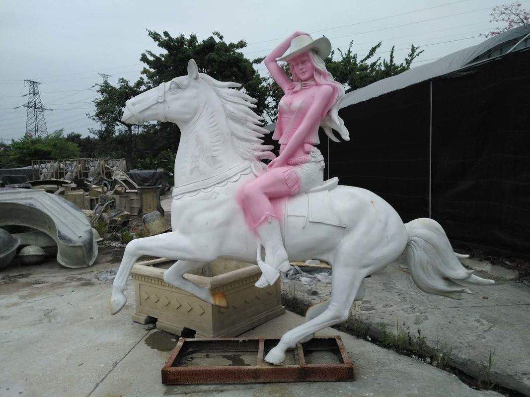 Cartoon Famous Bronze Horse Pure Handwork Sculpture Garden Animal Statues