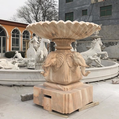 Мраморное украшение скульптуры плиты брызг особенности воды подгоняло